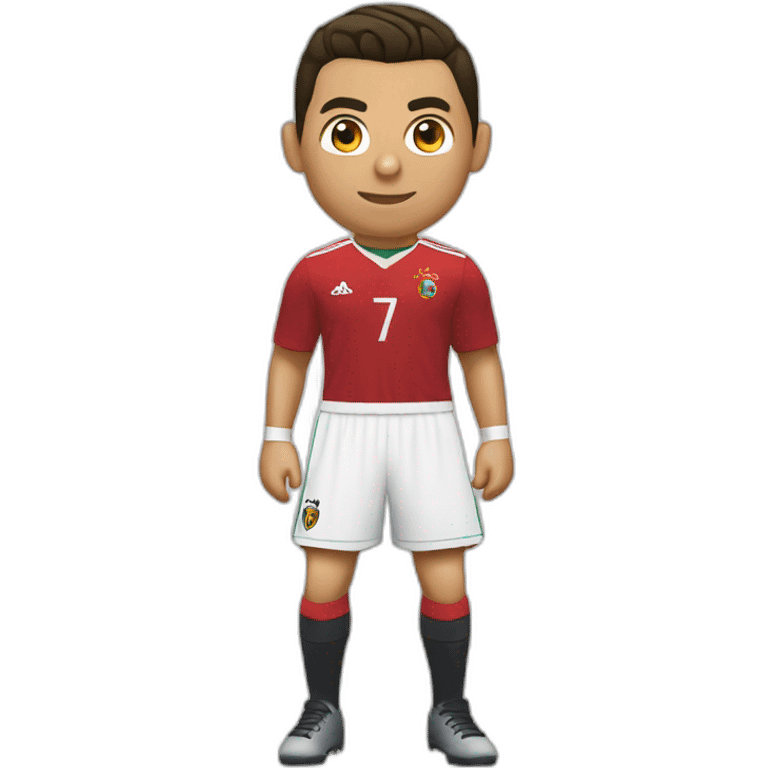 Cristiano Ronaldo pesas emoji