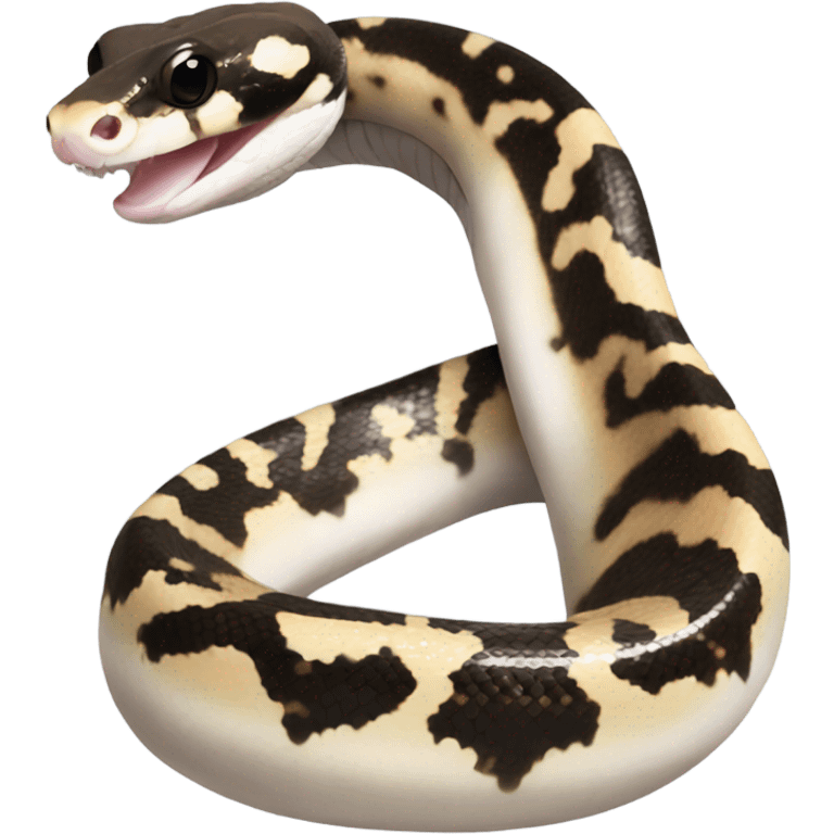 pied ball python emoji