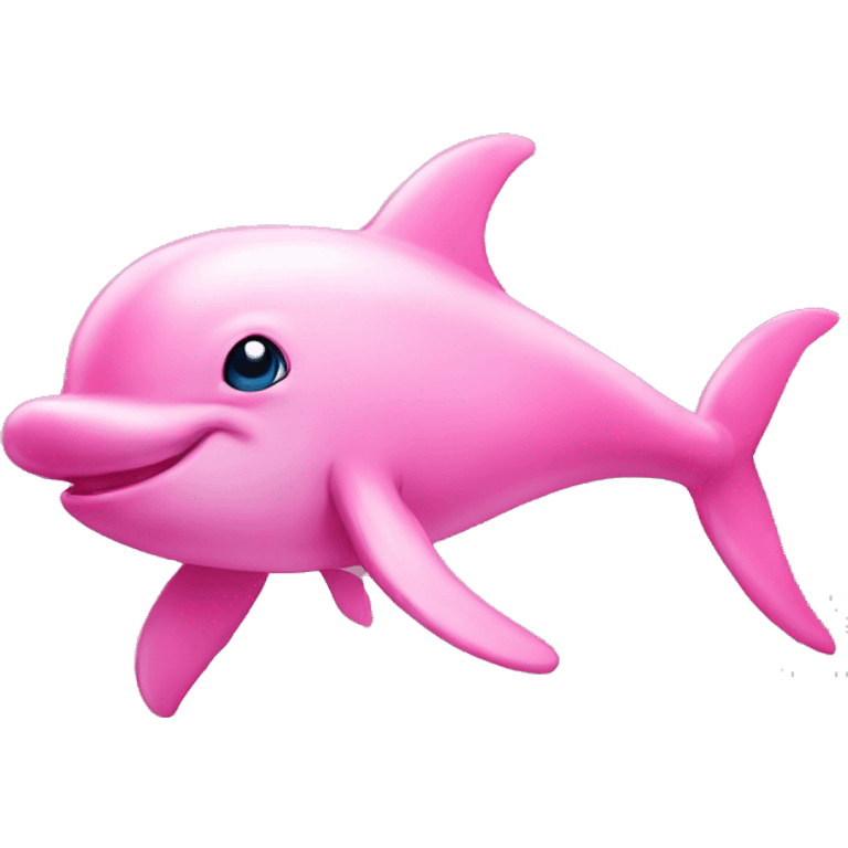 pink dolphi emoji