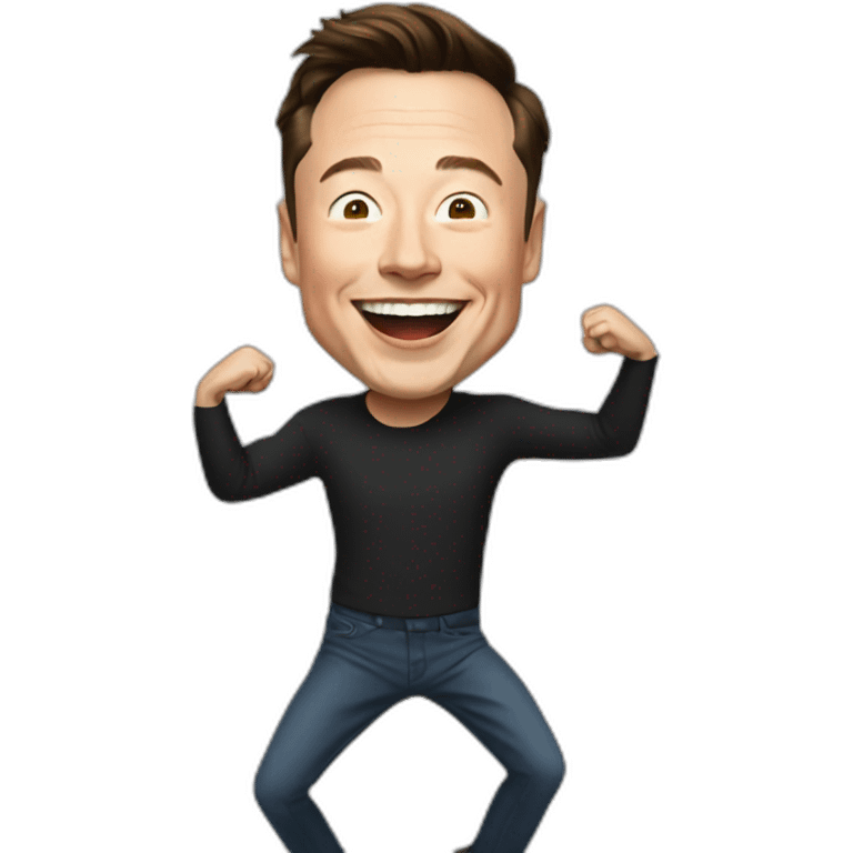 Elon musk dancing emoji