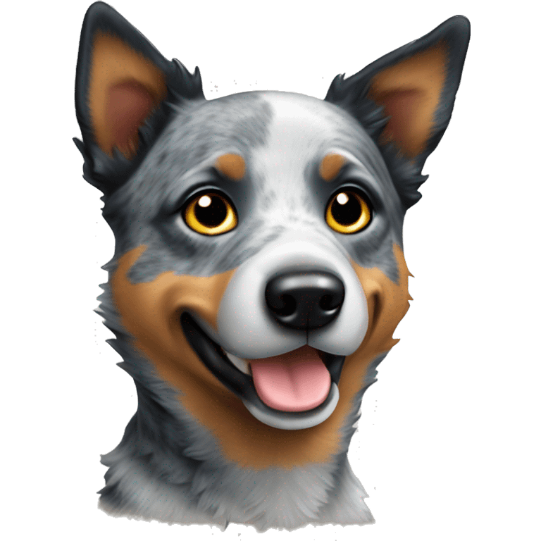 Blue Heeler dog emoji