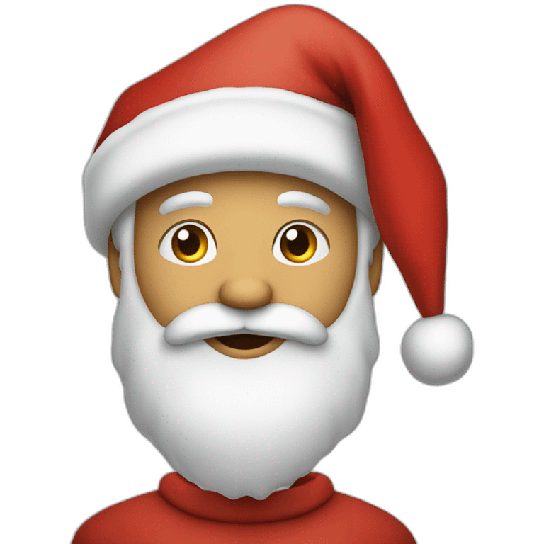 meh santa claus emoji