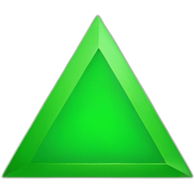 Green triangle emoji