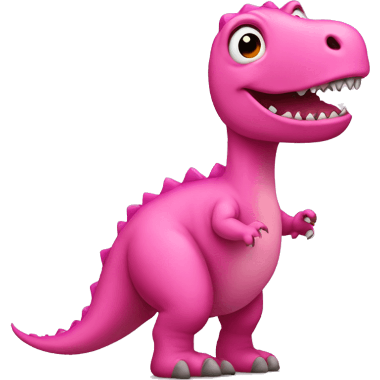 pink dinosaur  emoji