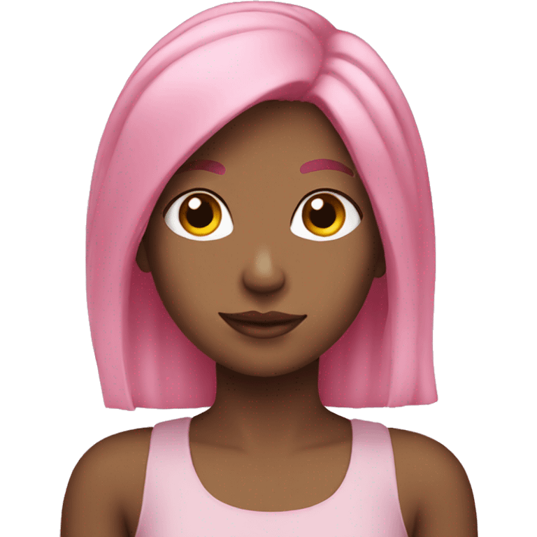 girl with pink hair emoji