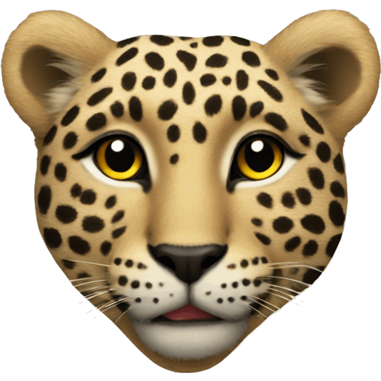 leopard heart emoji