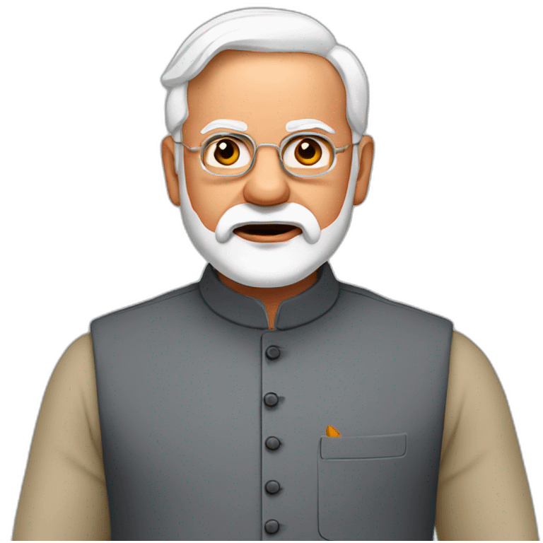 Angry Narendra modi emoji