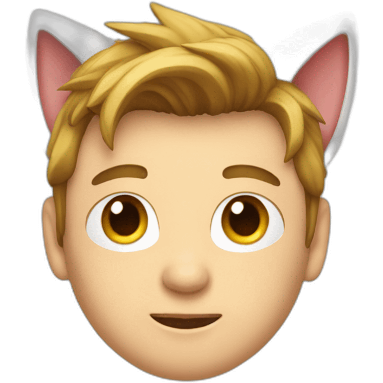 elon musk with cat ears emoji