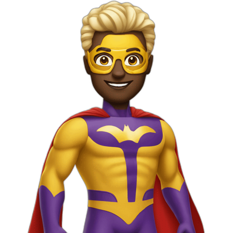 Mcdonalds superhero emoji