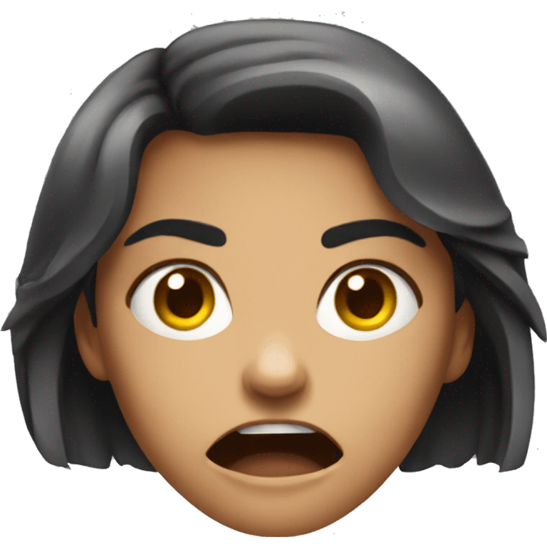 Angry girl emoji