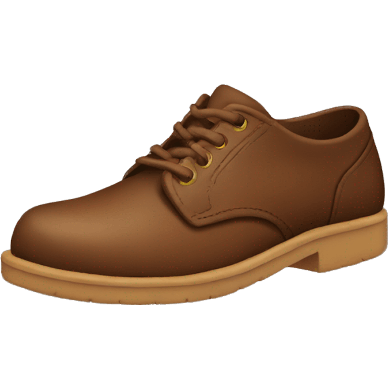 Brown shoes emoji