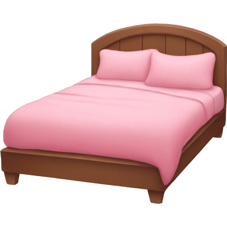 Pink cozy bed emoji