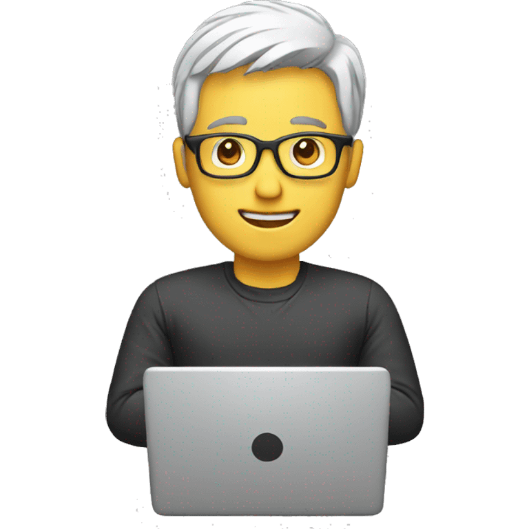 man with a laptop emoji