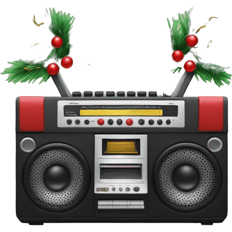 Christmas Boombox emoji