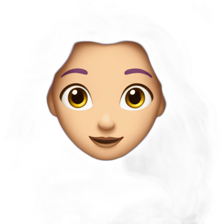 Rapunzel with a tiara emoji