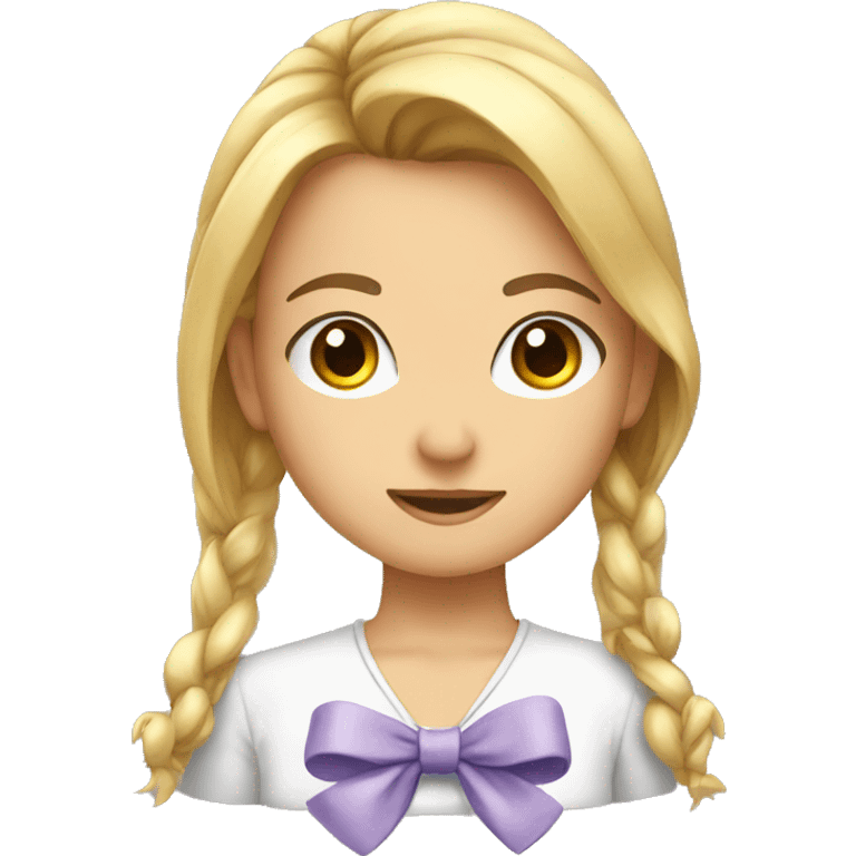 Bow on a girl  emoji