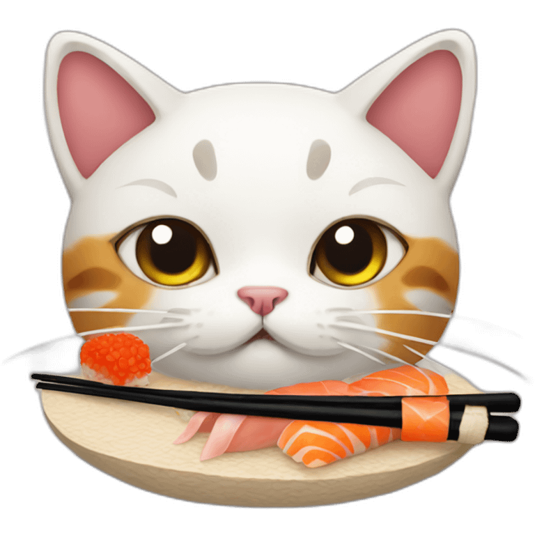 cat sushi emoji