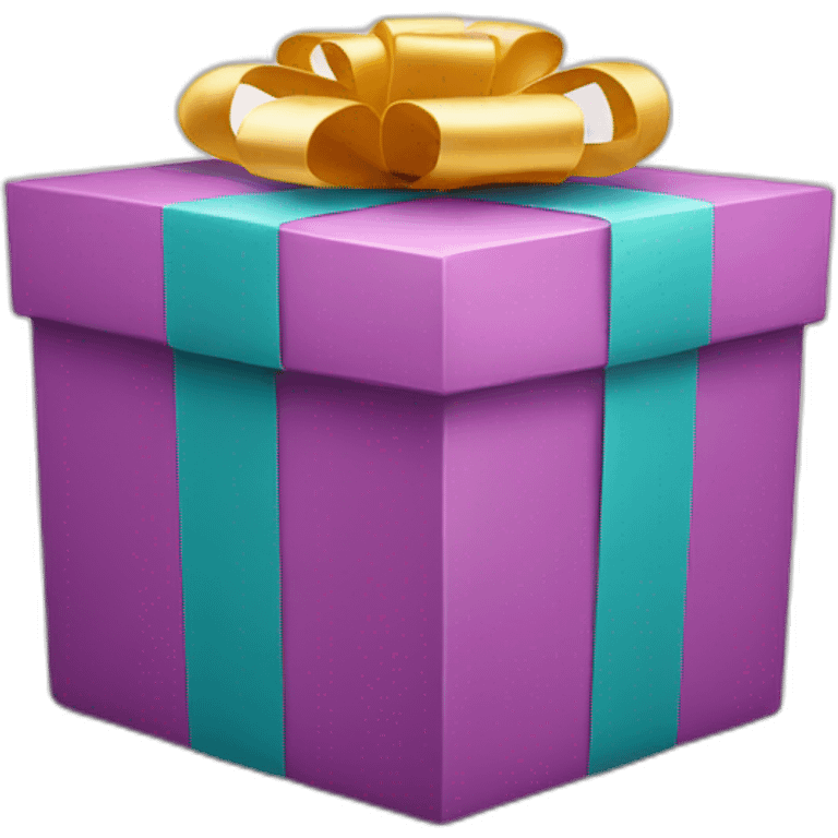 gift box with smile emoji