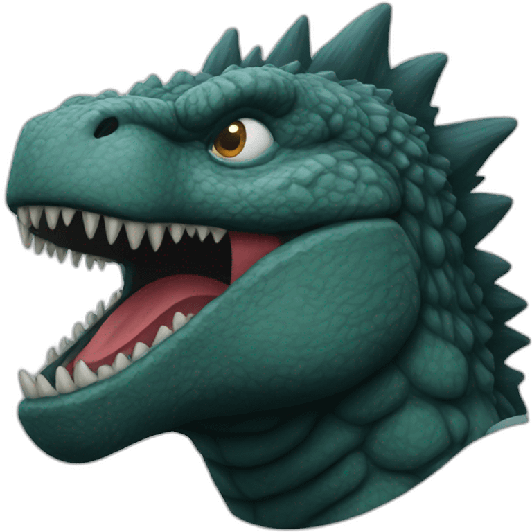 godzilla head emoji