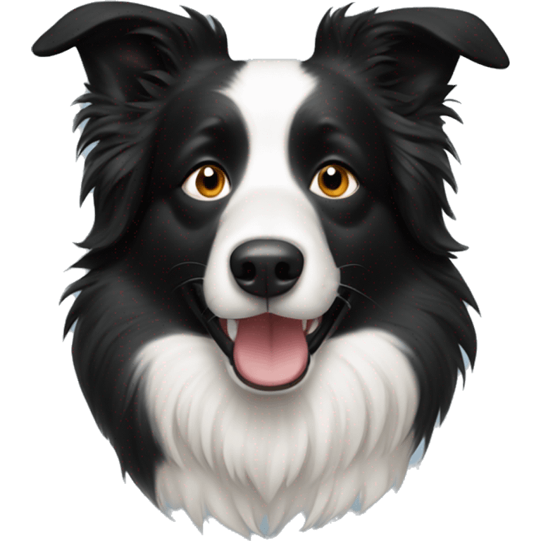 Blind border collie  emoji