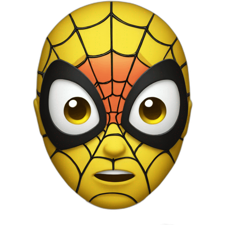 Yellow Spiderman emoji