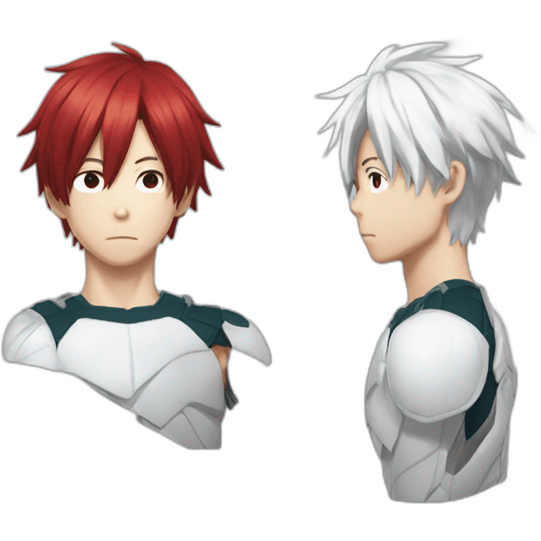 Shoto todoroki de my hero academia emoji