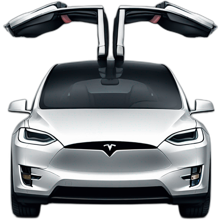 tesla model x emoji