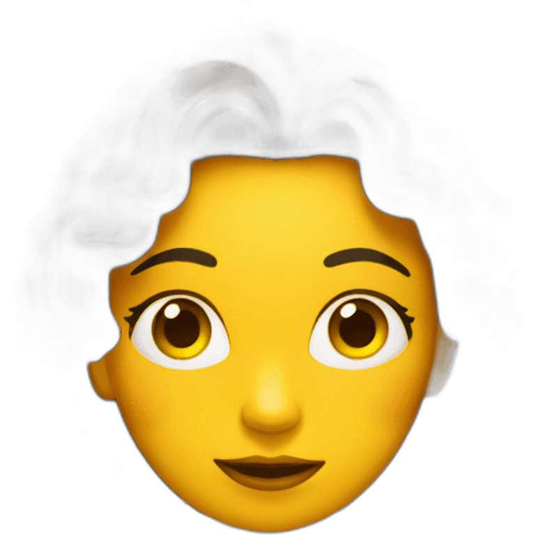 CHICA CON GIRASOL emoji