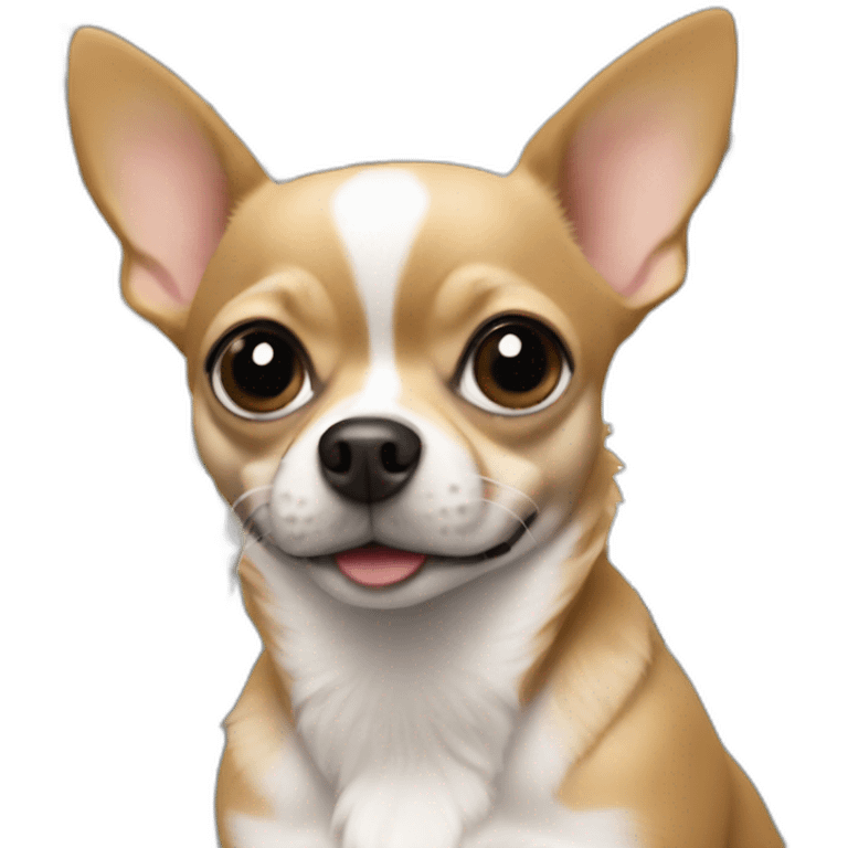 Chihuahua in paris emoji