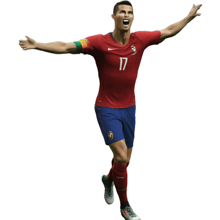 Cristiano Ronaldo goal celebration  emoji