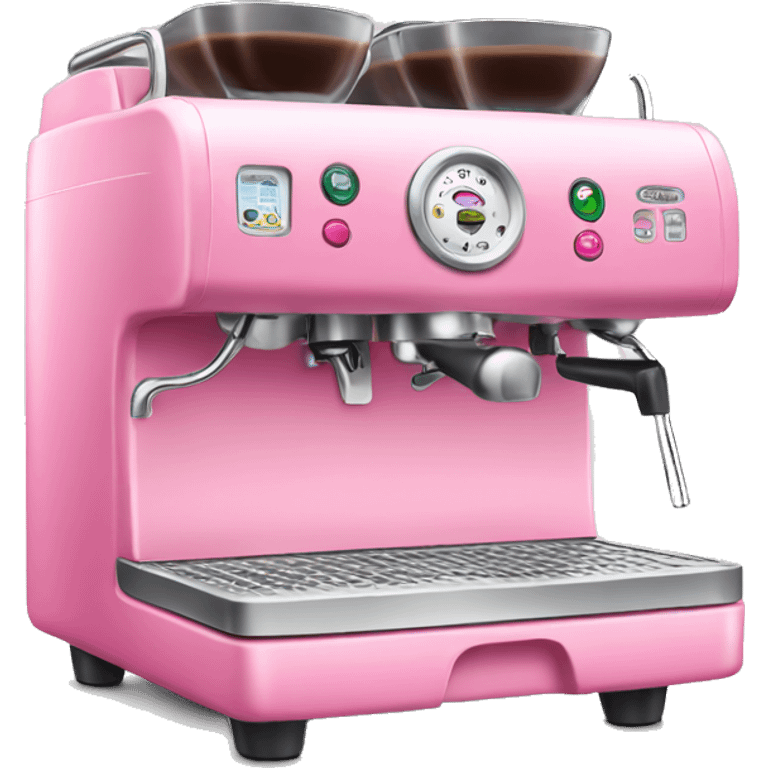 Pink espresso machine emoji