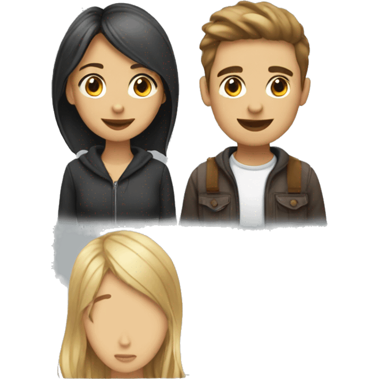 Boy-friend and girlfriend   emoji