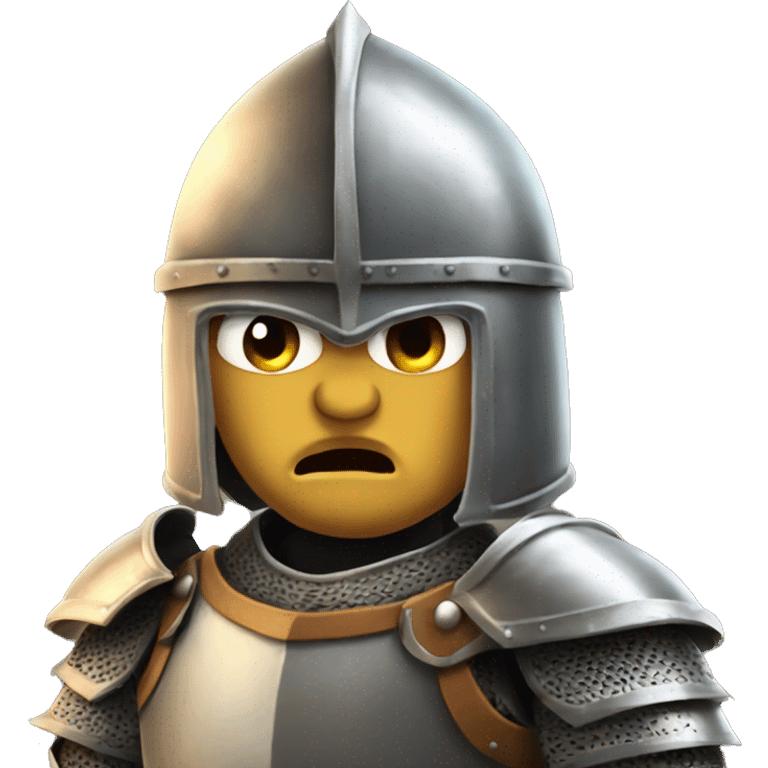 knight armor angry emoji