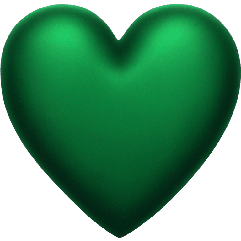 Dark velvet green heart  emoji