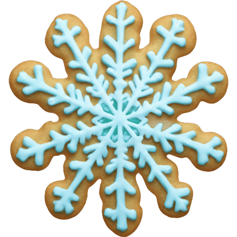 Pastel snowflake fcookie emoji