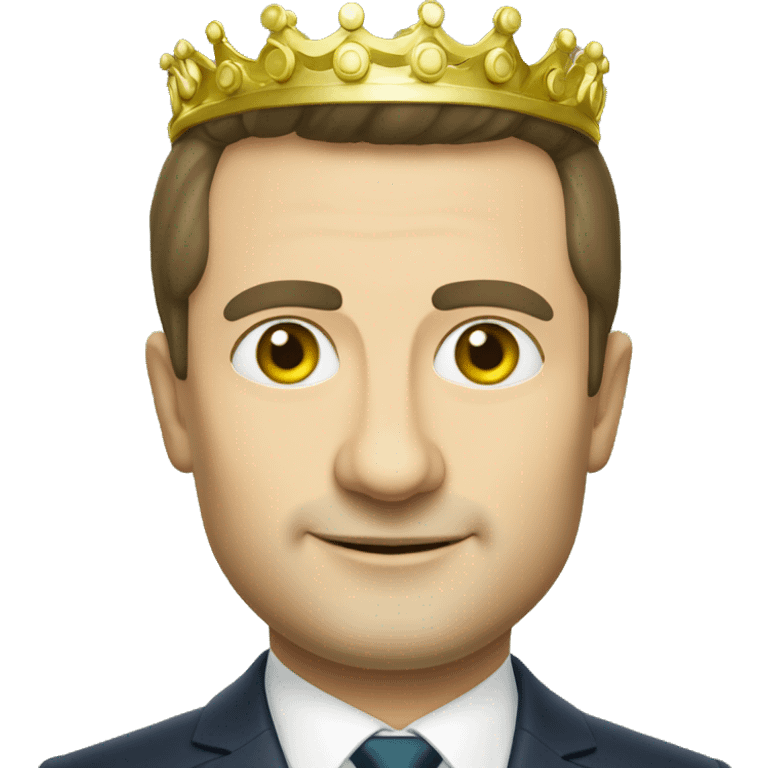 zelensky ukrain president in crown emoji