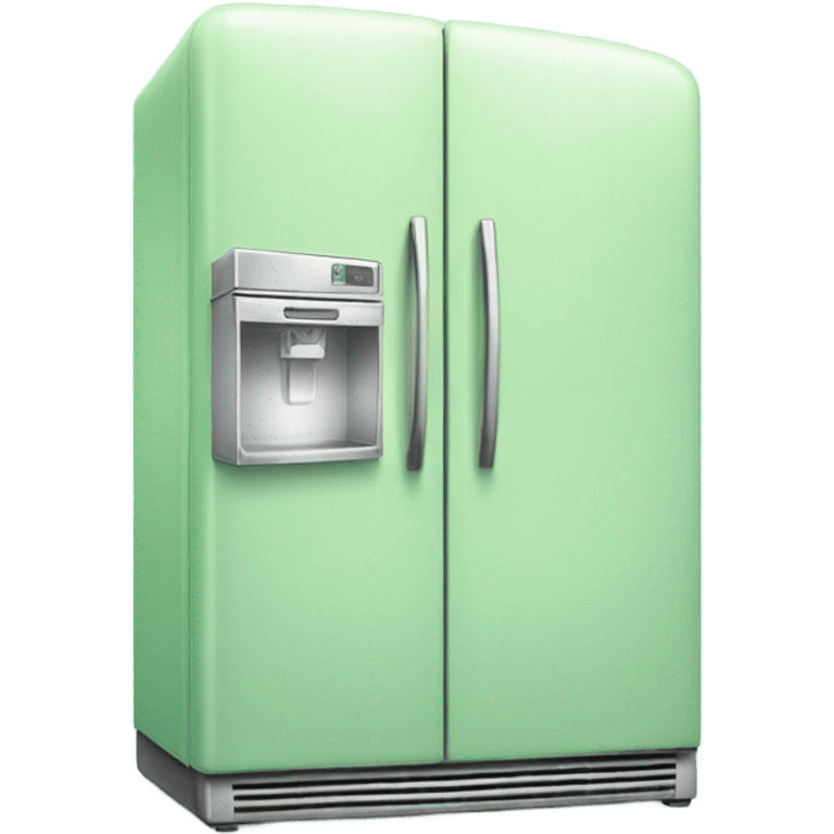 Pastel green refrigerator  emoji