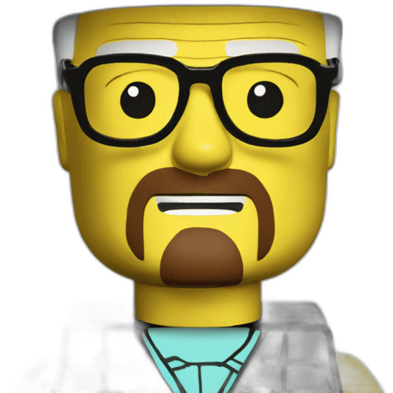 Walter white in lego emoji