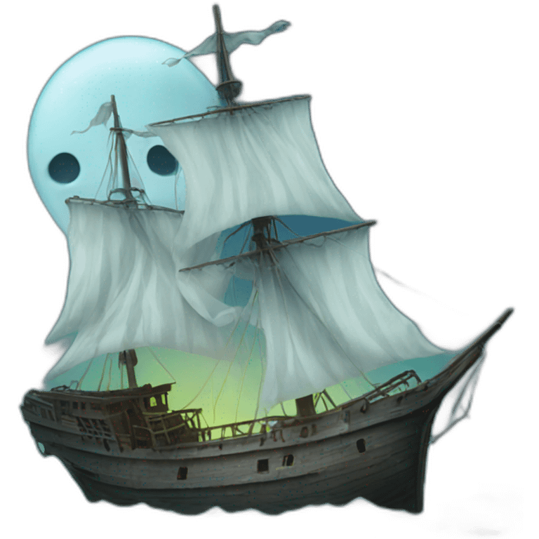 ghost ship emoji