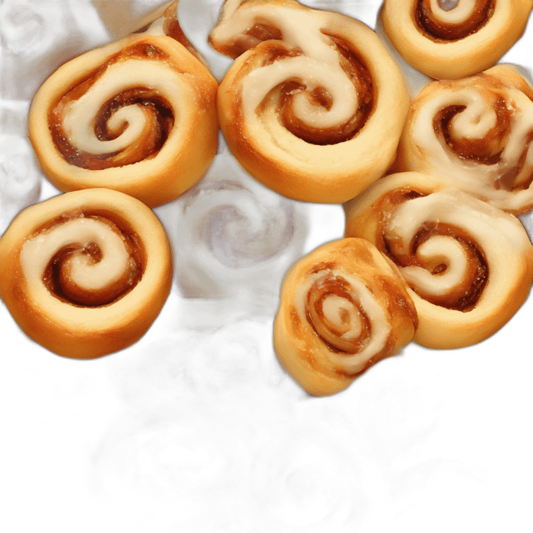 Lily’s fresh and toasty cinnamon rolls emoji