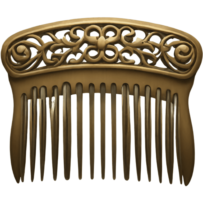 antique comb emoji