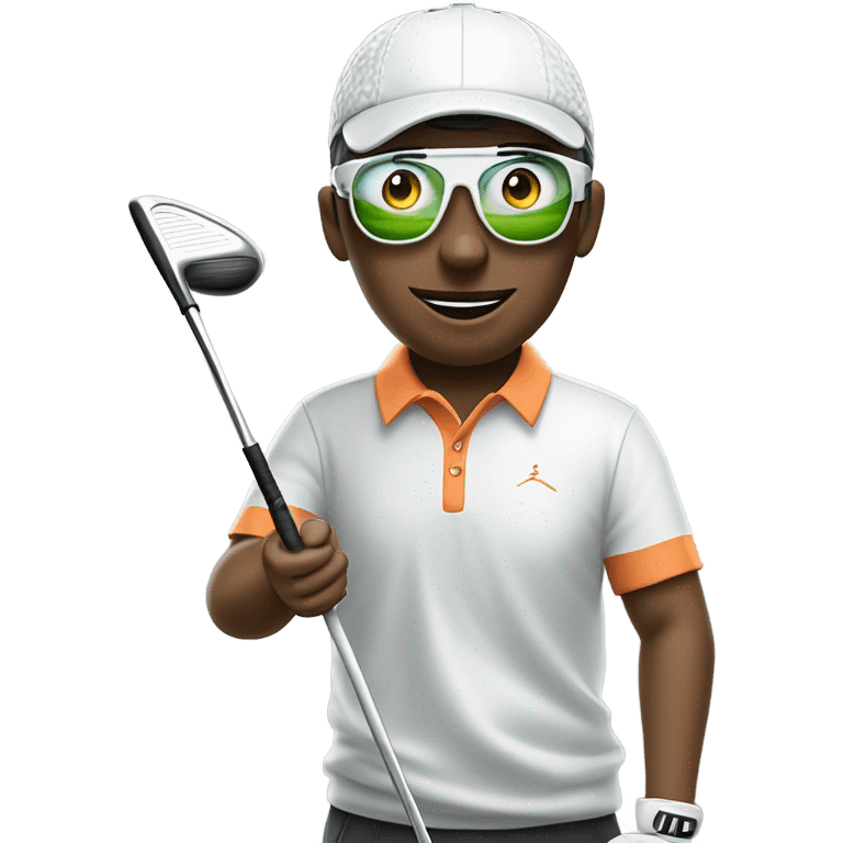 Blind golfer emoji