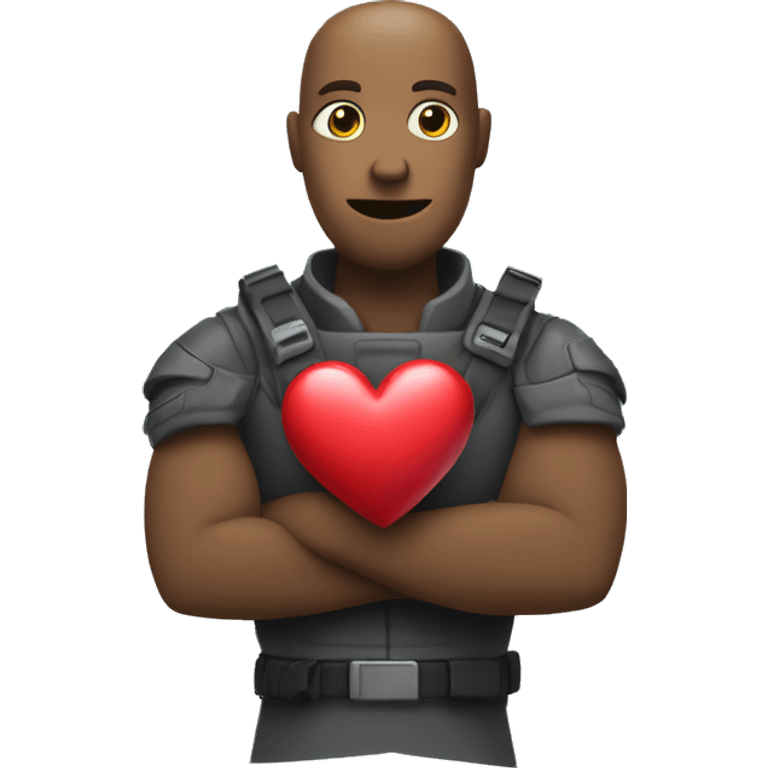 P Hugging Heart: A heart with small arms wrapping around it, representing self-love or sending a virtual hug. emoji