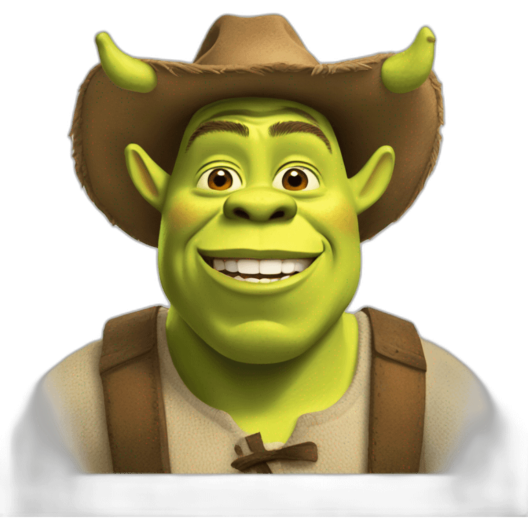 Shrek en burro emoji