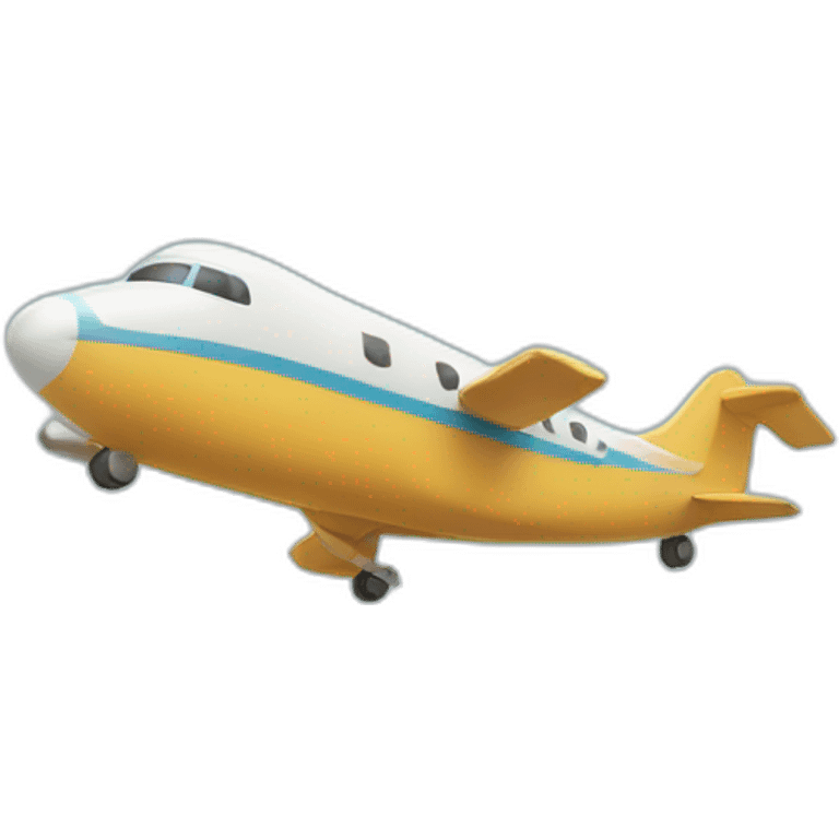 an airplane flying in air  emoji