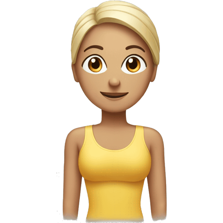 Pilates girl emoji