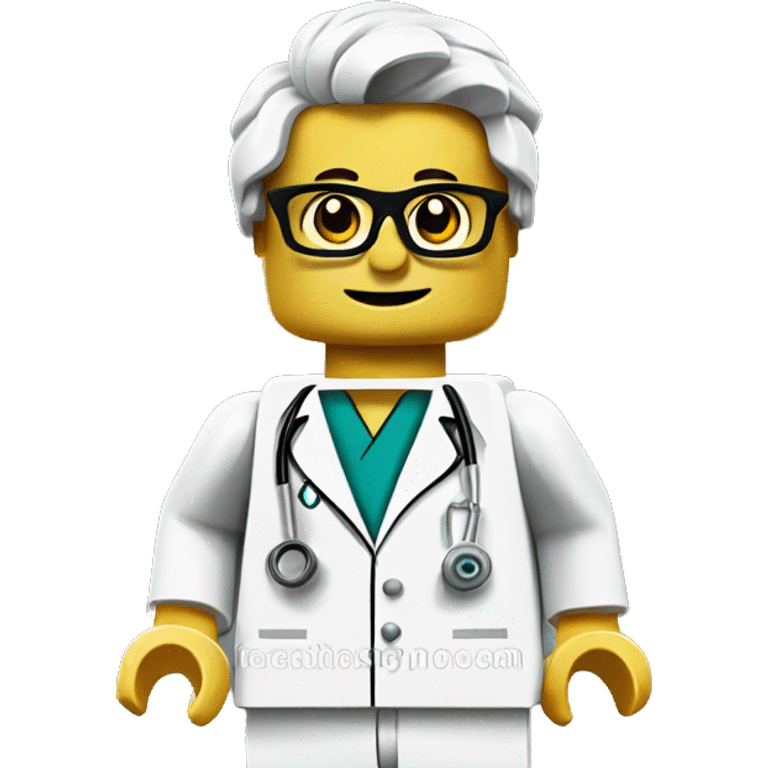 Lego brick doctor emoji