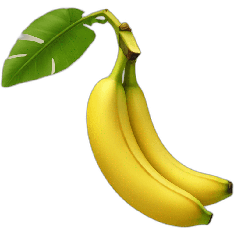 Banane sur pêche emoji