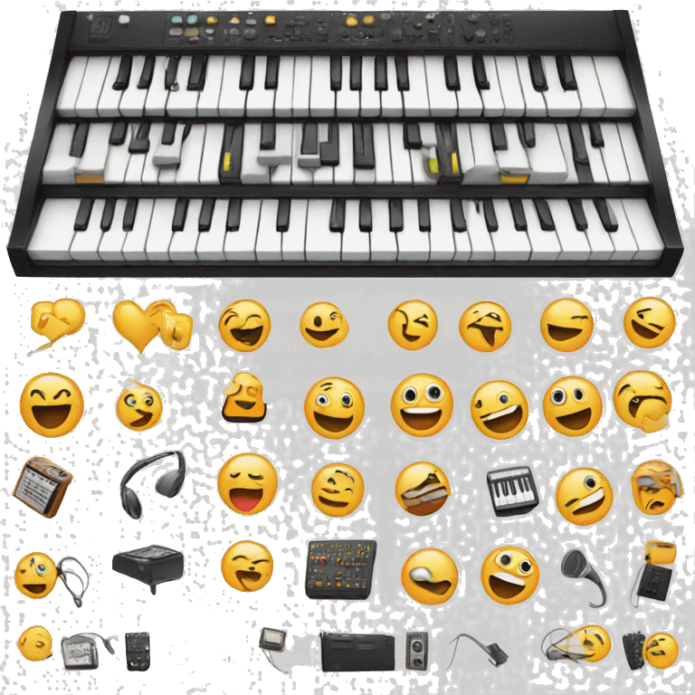 Emoji synthesizer Happy  emoji