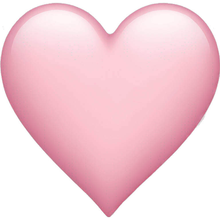 light pink heart emoji